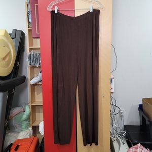 Chico's Travelers Brown Pants Sz 3 Short